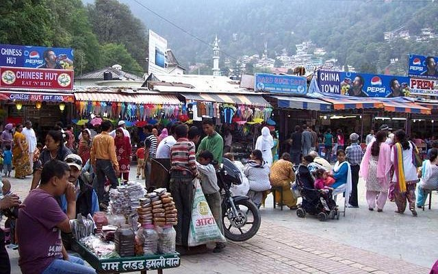 Tibetan Market in Nainital with colorful stalls and woollens — best places to visit in summer in India for shopping and local vibes.