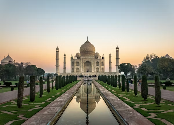 Diverse and iconic tourist destinations in India.