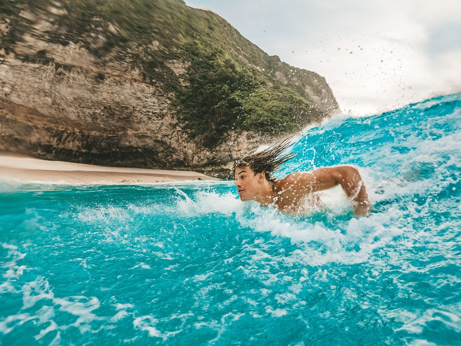 Can You Swim at Kelingking Beach?