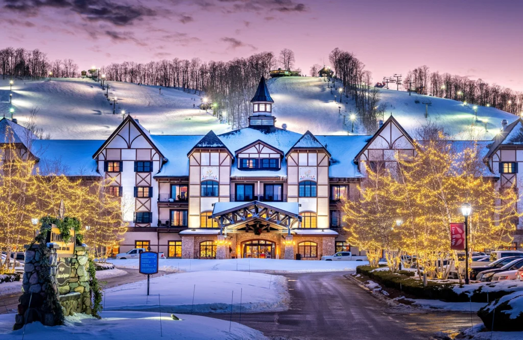 Ski Weekend Getaw ay – Boyne Falls, MI is one of Cheap Weekend Getaways in Michigan for Couples with Hot Tub